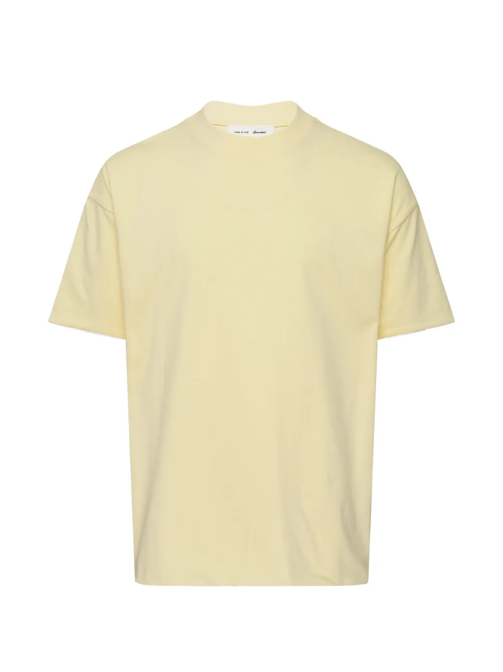 FEAR OF GOD ESSENTIALS dropped-shoulder T-shirt Geel