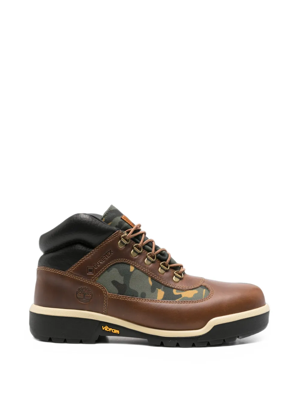 Timberland Gore-Tex camouflage-print boots - Brown