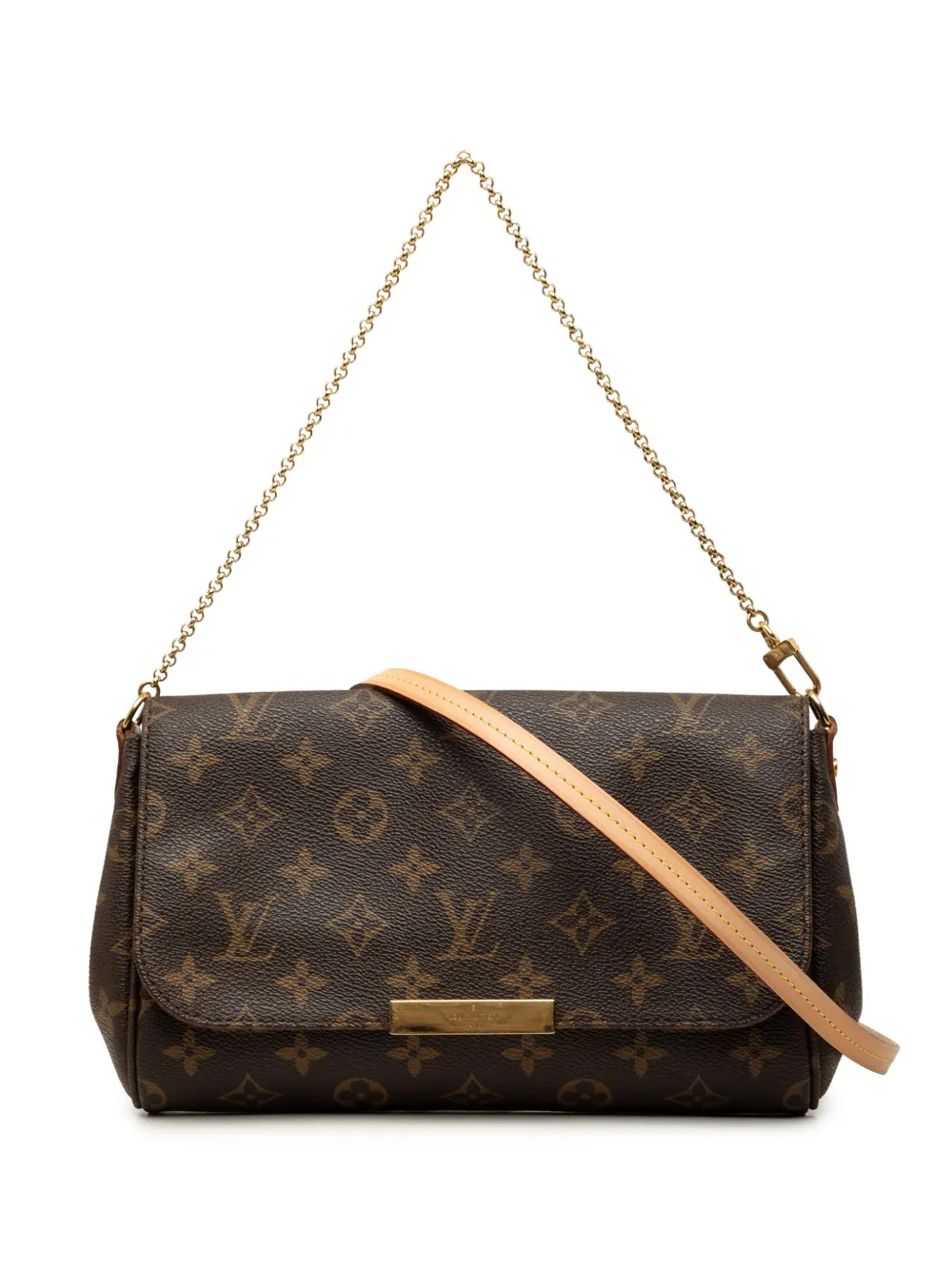 Louis Vuitton Pre-Owned 2012 Monogram Favorite MM satchel - Marrone