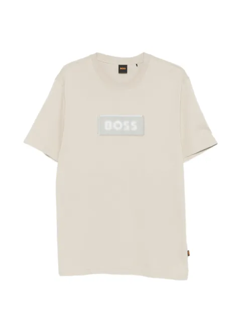 BOSS logo-print crew-neck T-shirt
