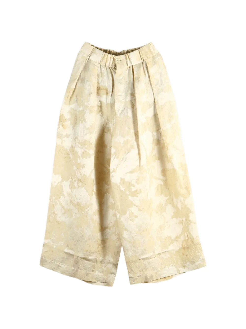 Uma Wang Poetic cropped trousers Beige