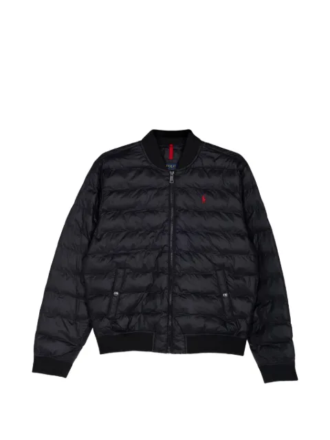 POLO RALPH LAUREN KIDS chamarra bomber capitonada