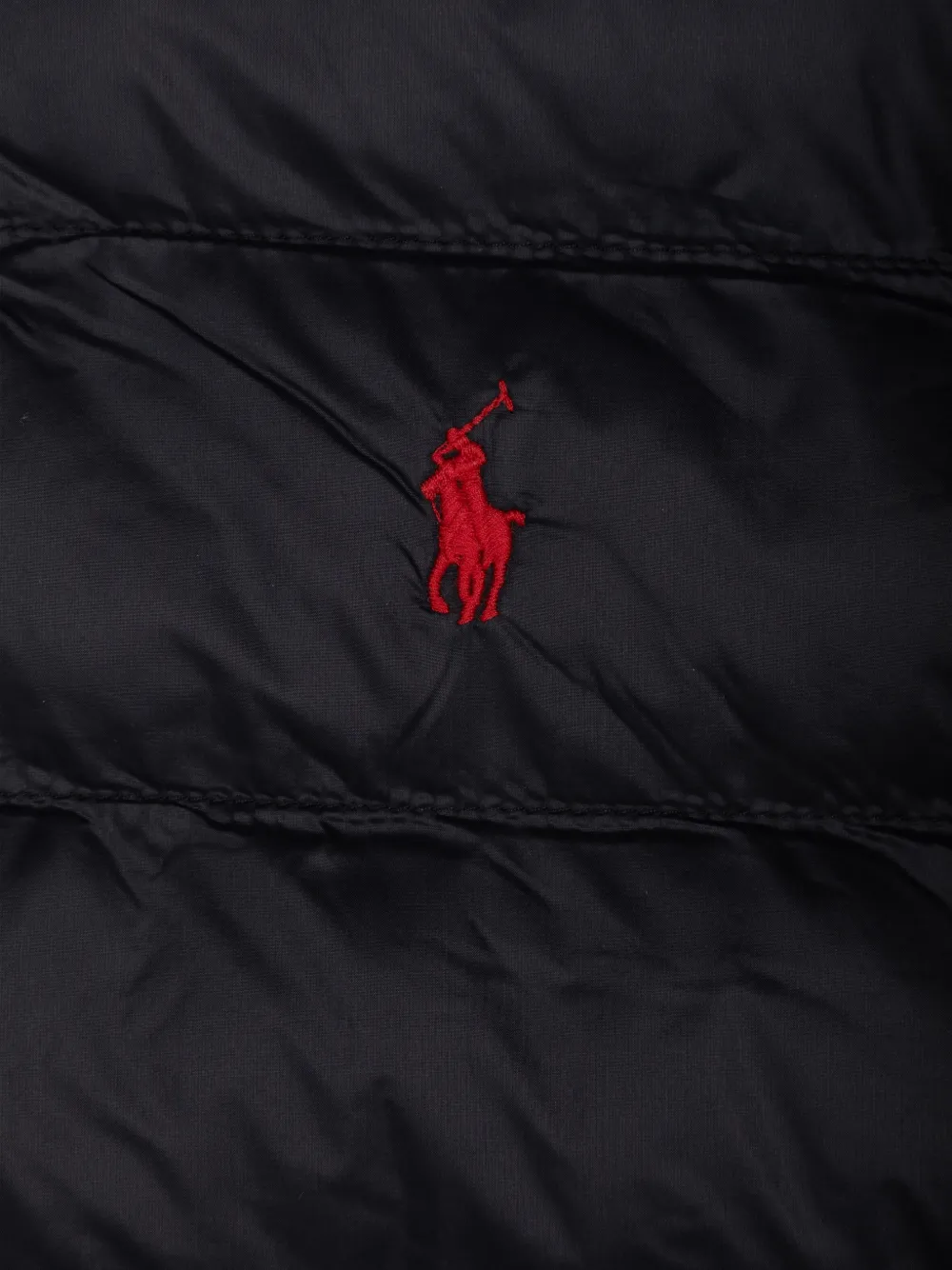 POLO RALPH LAUREN KIDS quilted bomber jacket Zwart