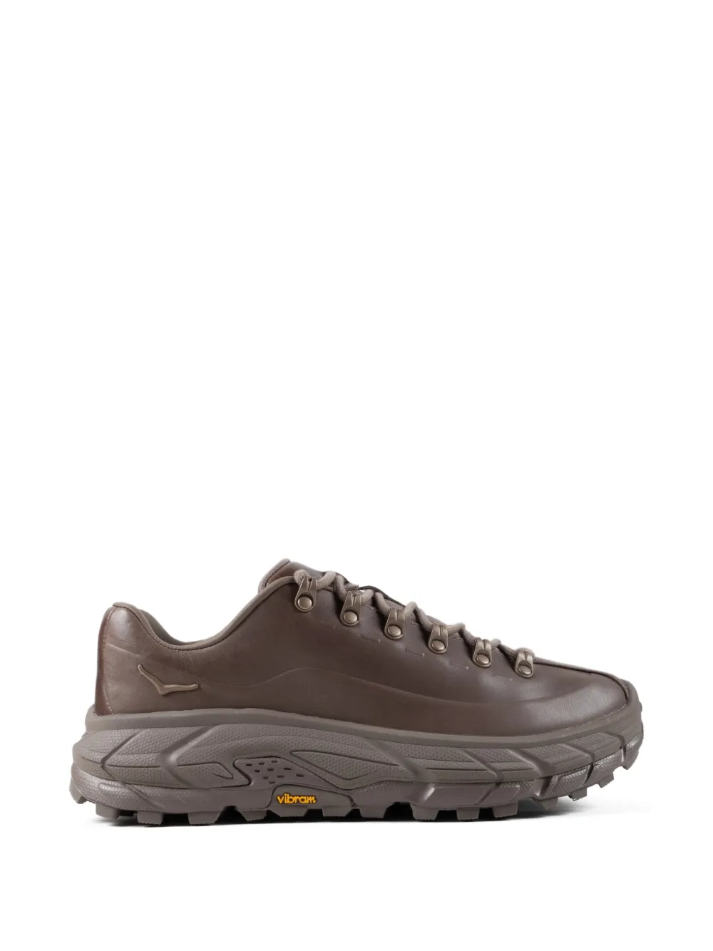 HOKA Elite Terrain System leather panelled sneakers - Grigio
