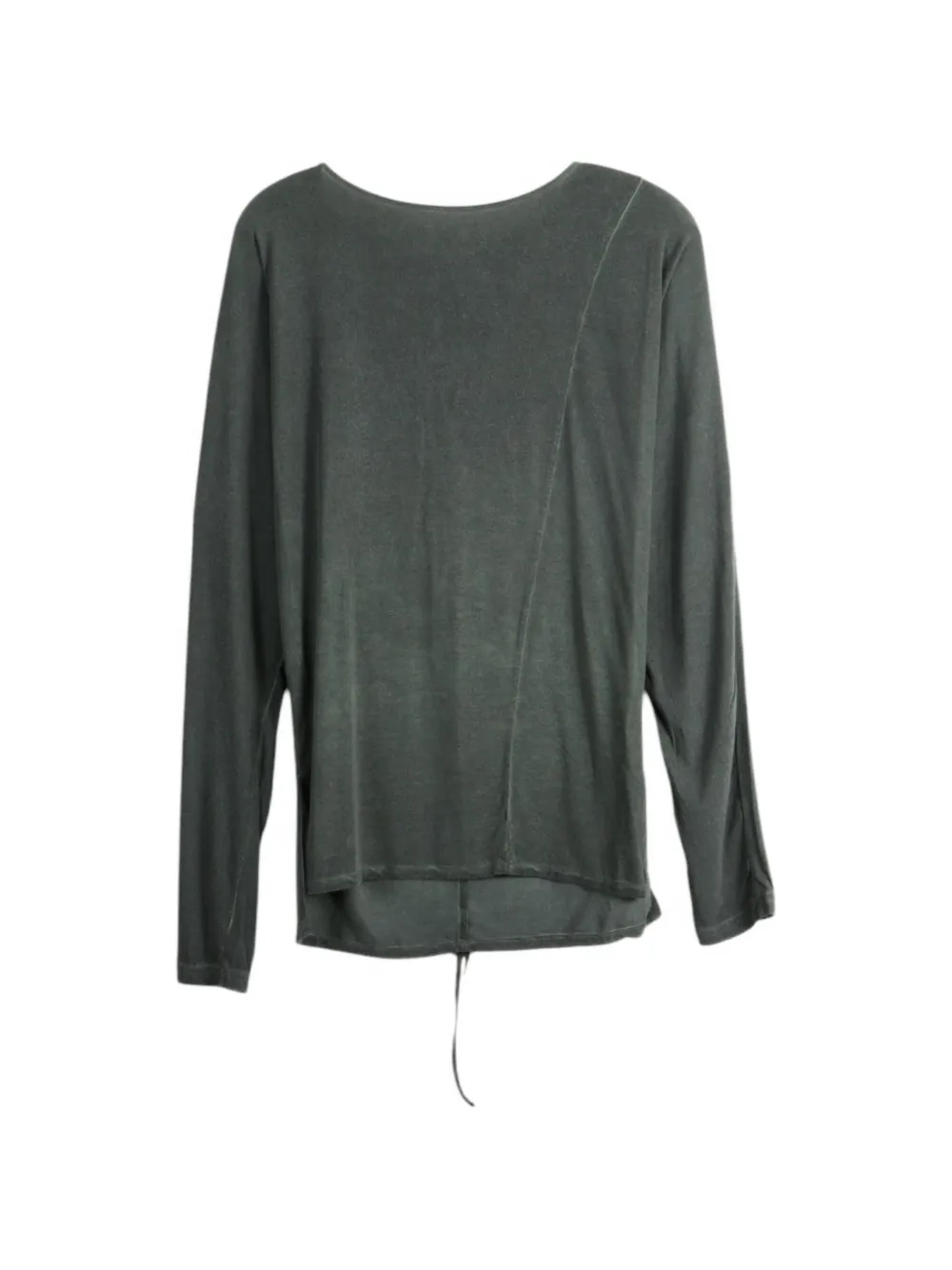 Uma Wang tie-back long-sleeve T-shirt Grijs
