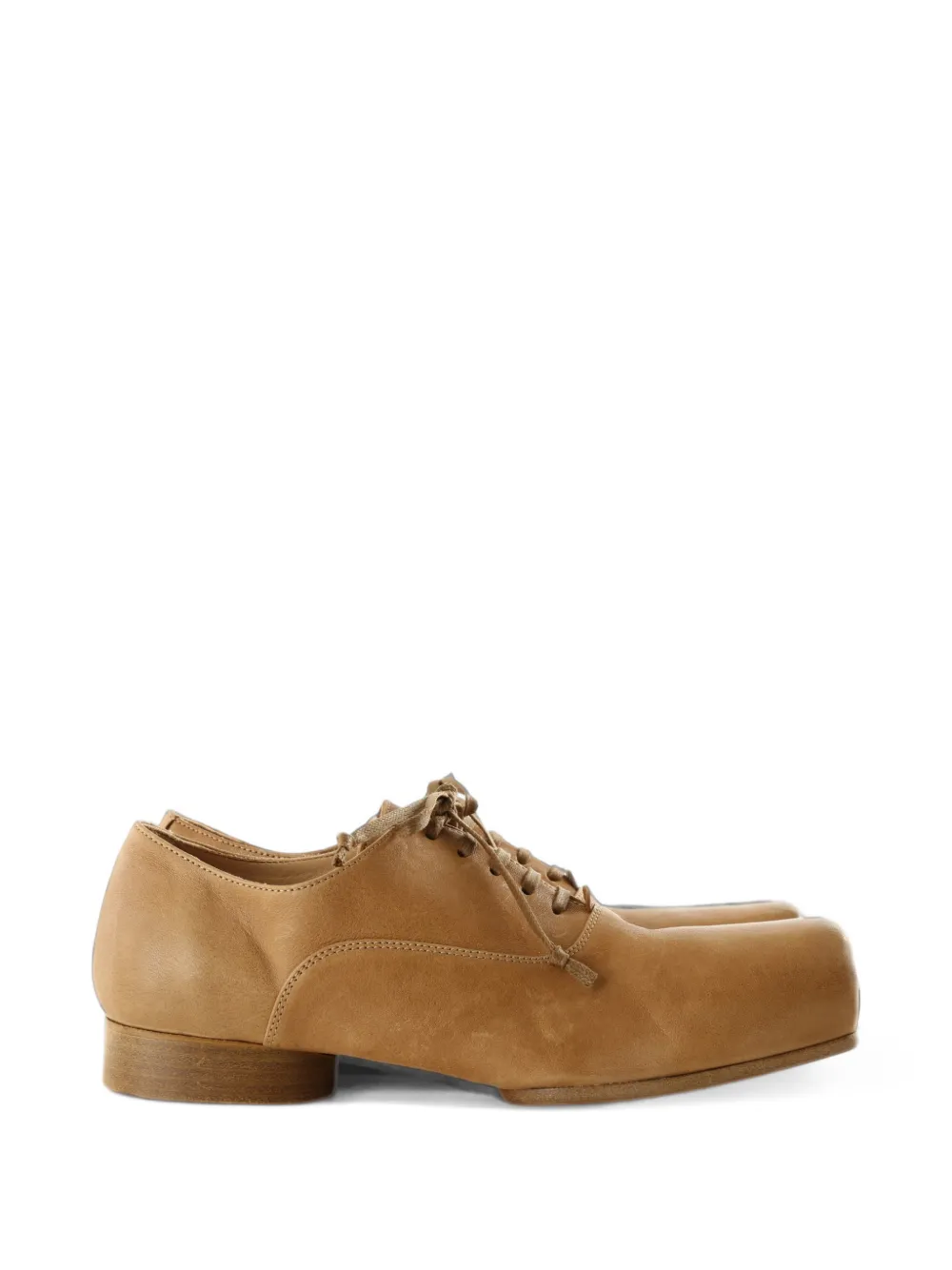 Uma Wang Ballet square-toe lace-up derby shoes - Tons neutres Uma Wang Ballet square-toe lace-up derby shoes - Tons neutres