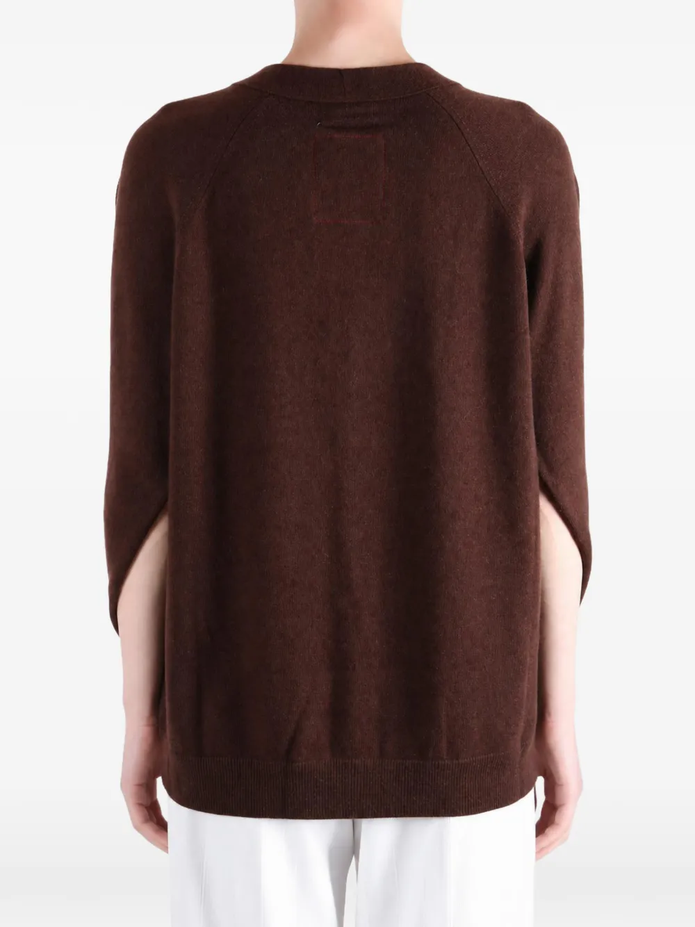 Uma Wang wrap-detail cardigan Bruin
