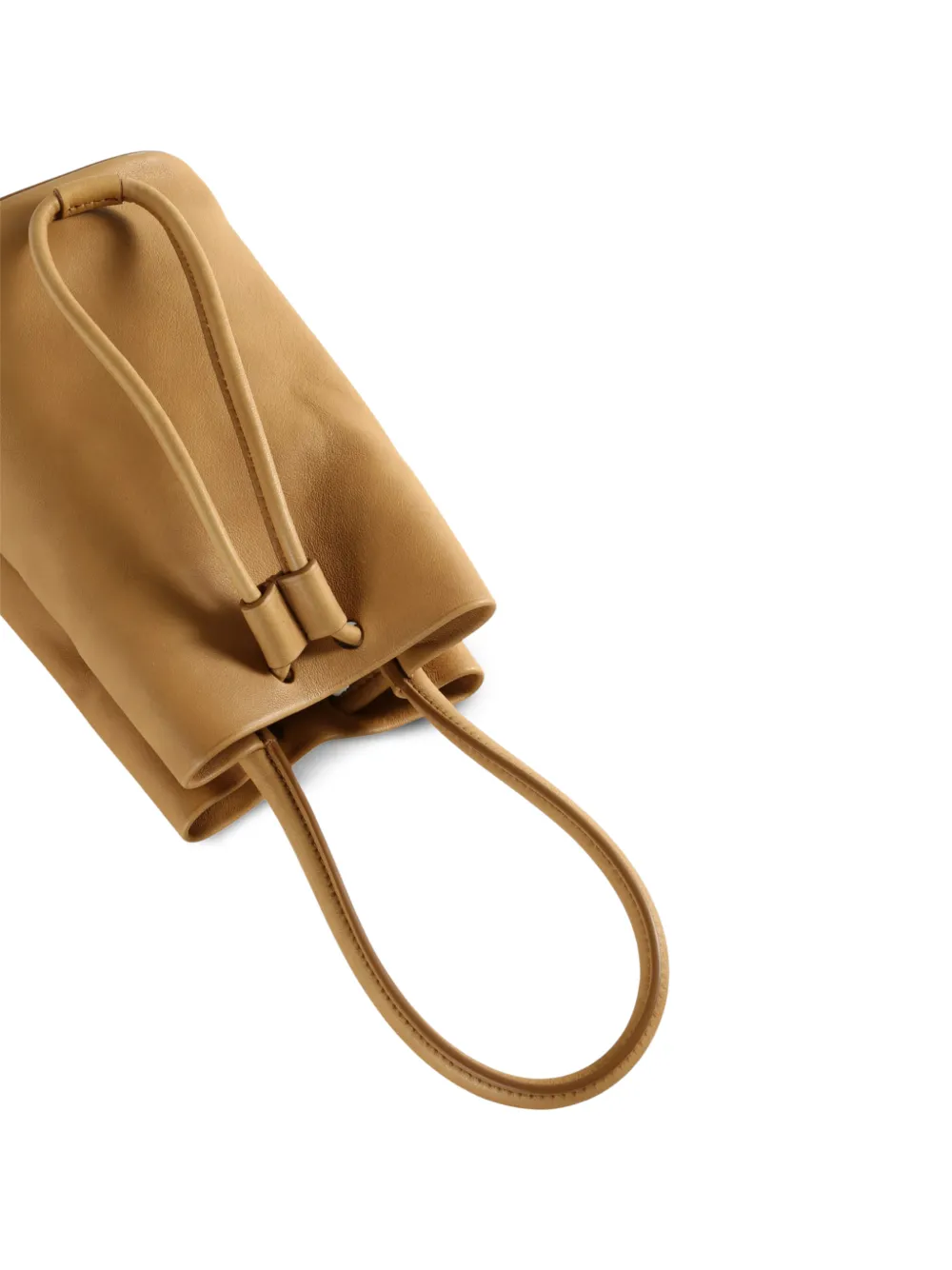 Uma Wang small Sac leather bucket bag Beige