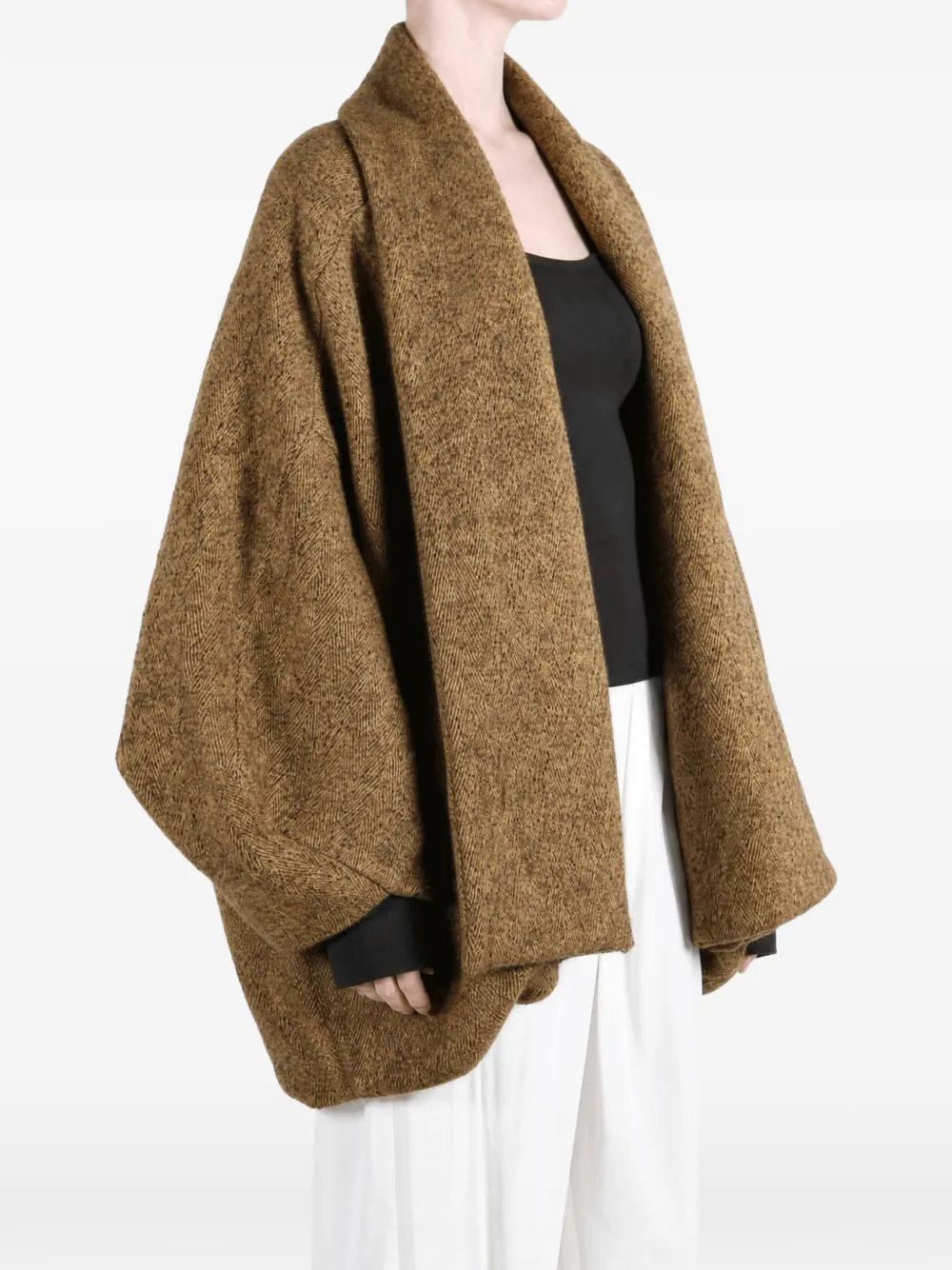 Uma Wang oversized shawl-collar jacket Bruin