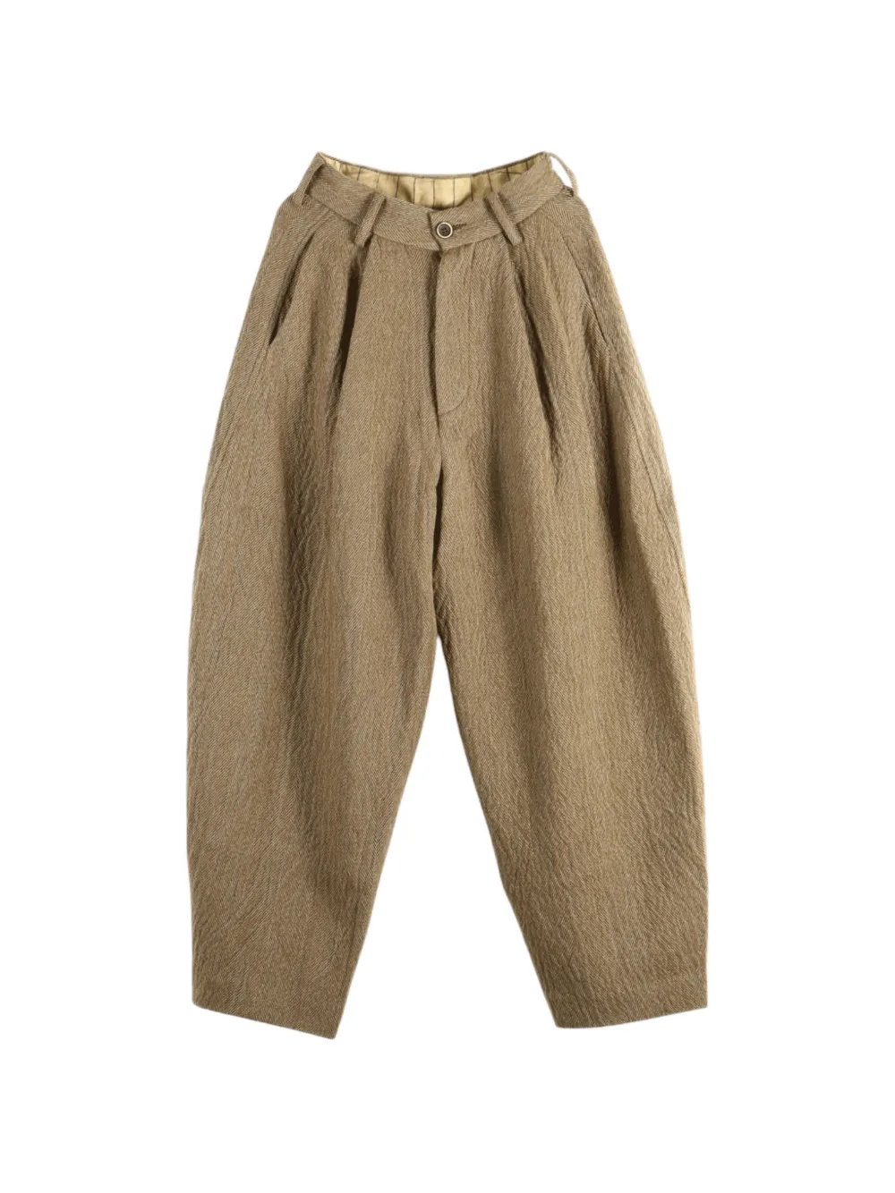Uma Wang pleated tapered trousers Bruin