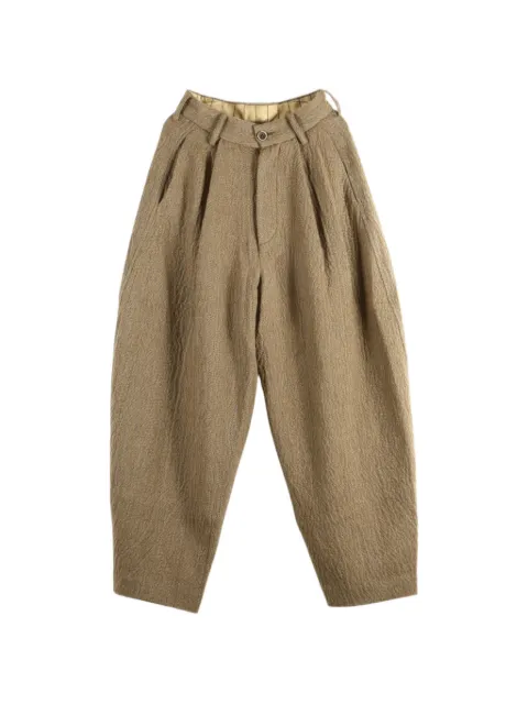 Uma Wang pleated tapered trousers
