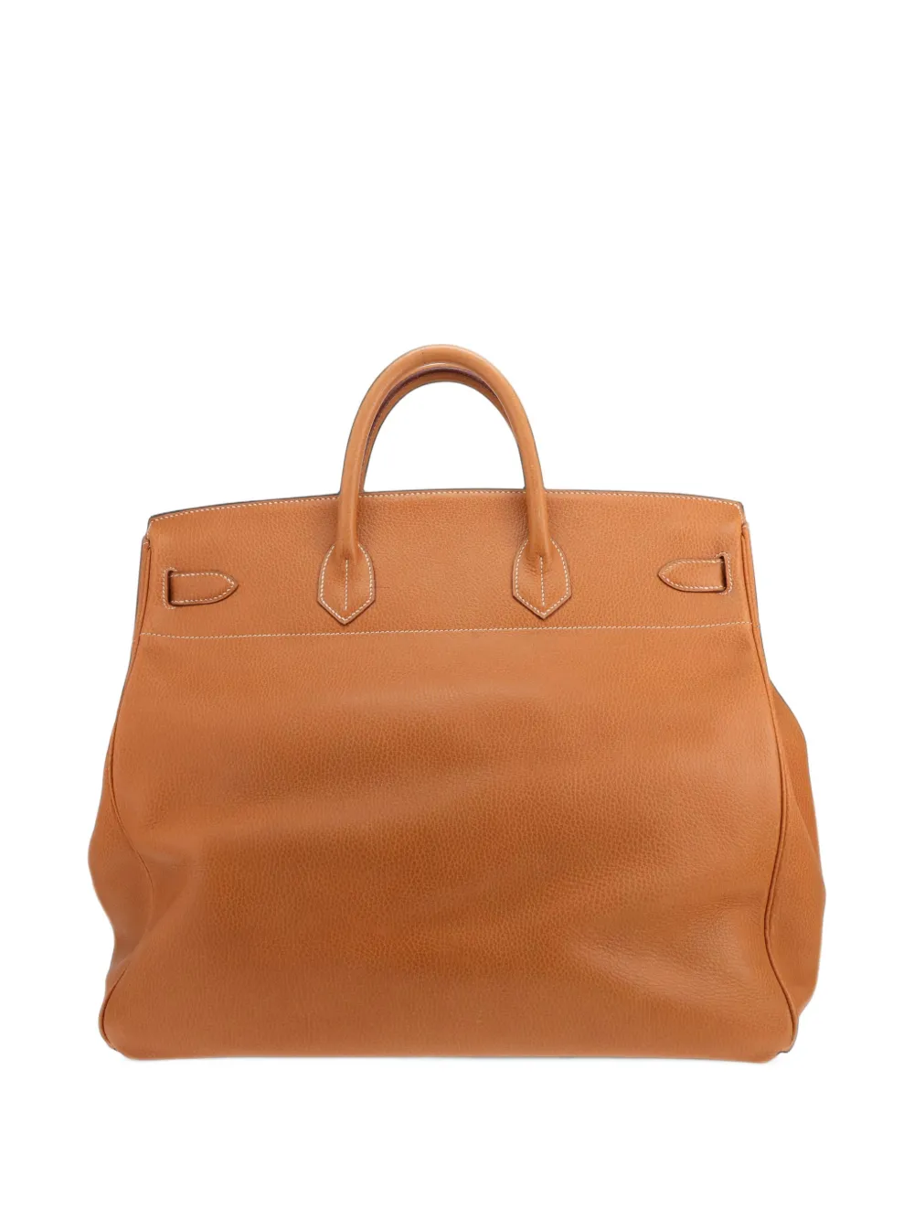 Hermès Pre-Owned 1991 Haut leather tote bag Beige