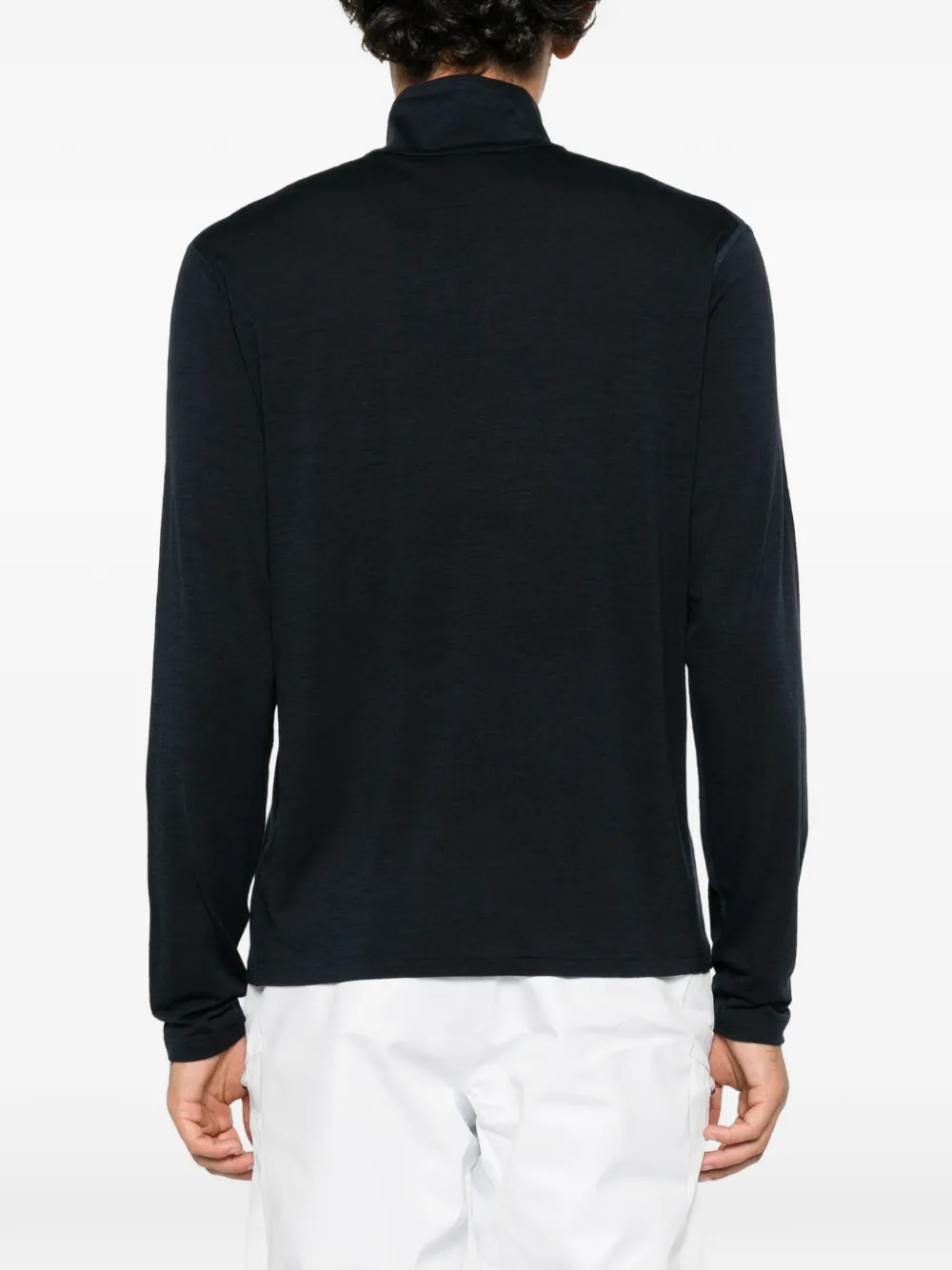 Fusalp quarter-zip high-neck sweater Blauw