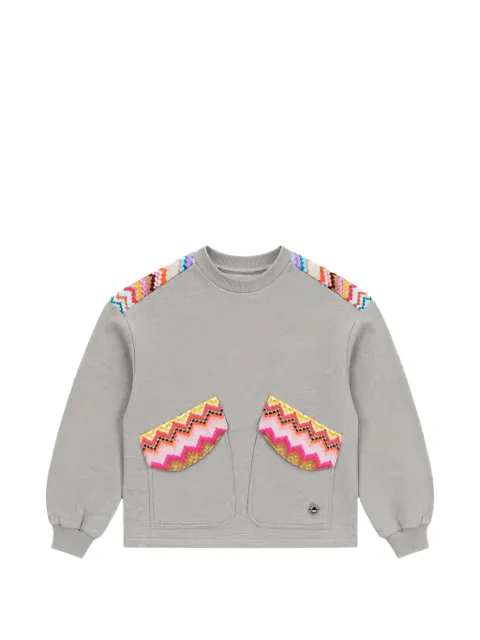 Missoni Kids suéter tejido en zigzag