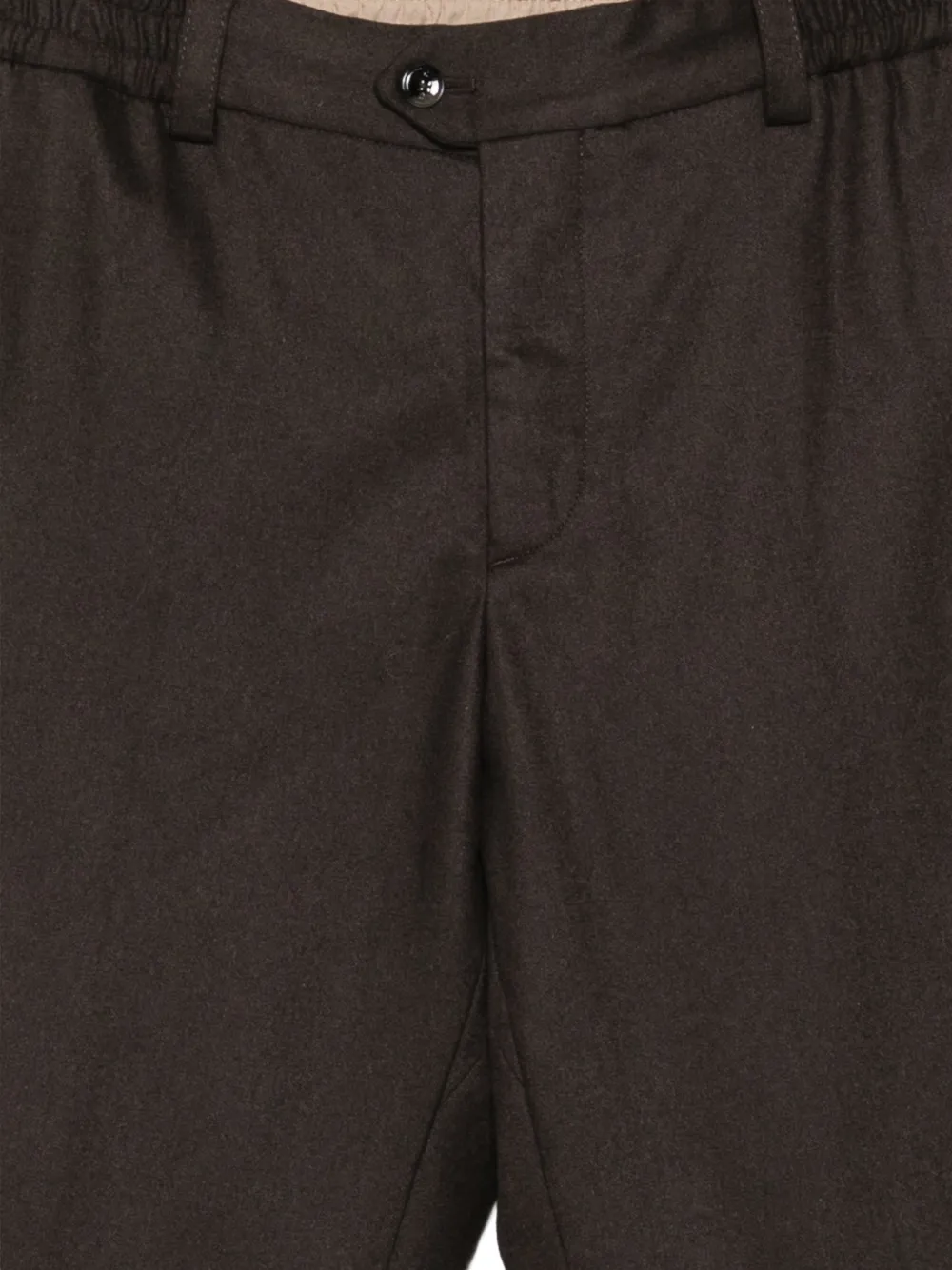 PT Torino elasticated-waist tapered trousers Bruin
