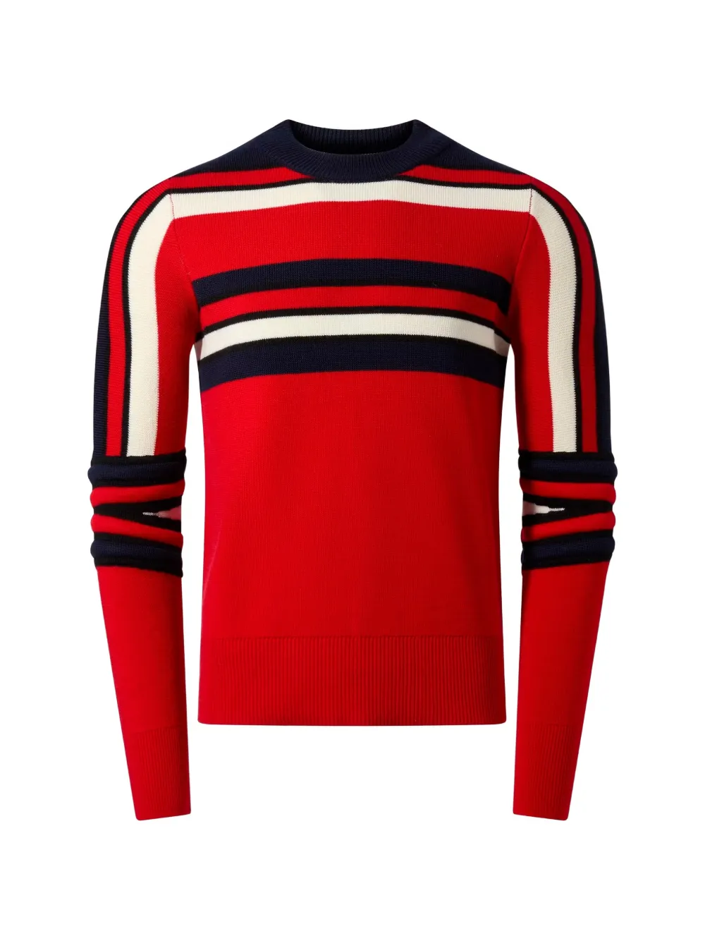 Perfect Moment merino wool Slalom sweater Rood