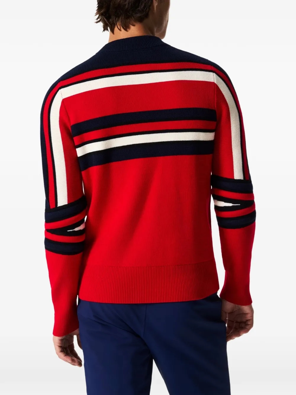 Perfect Moment merino wool Slalom sweater Rood