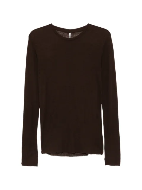 TONYWACK ribbed-knit thumb-slot sweater