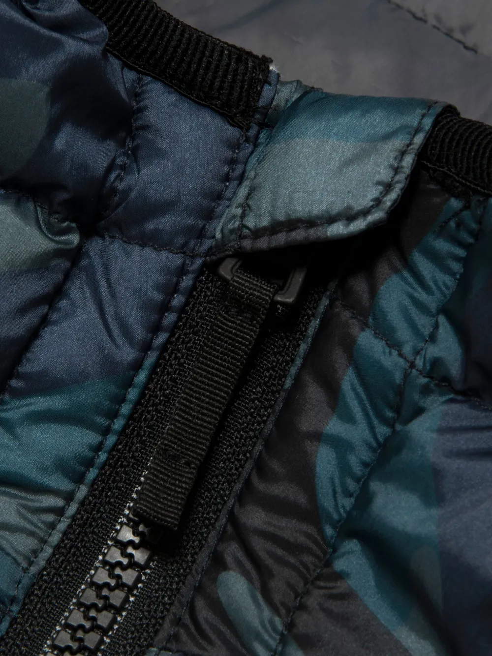 AAPE BY *A BATHING APE camouflage-print hooded jacket Blauw