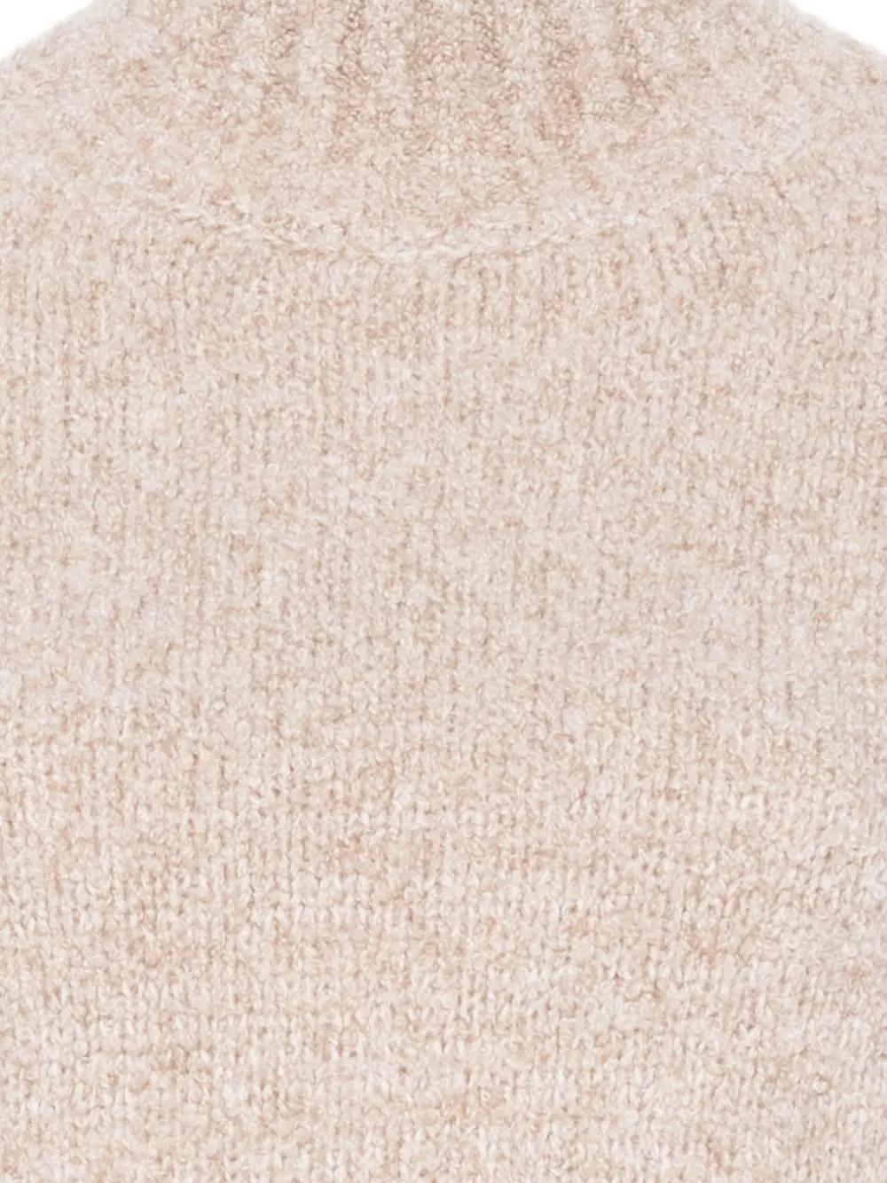 Agnona Geribde trui Beige