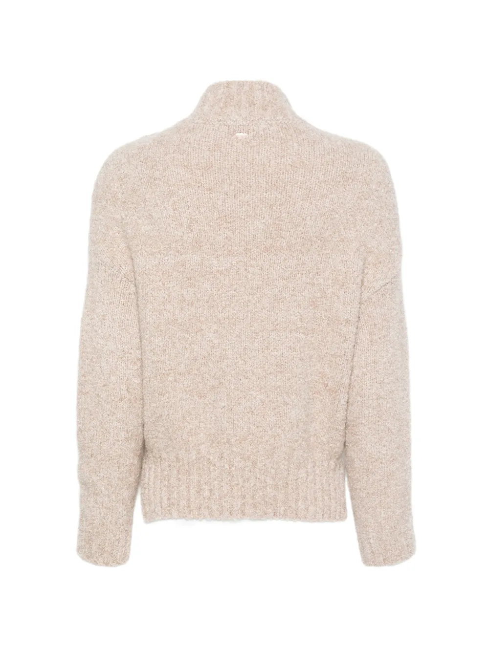 Agnona Geribde trui Beige