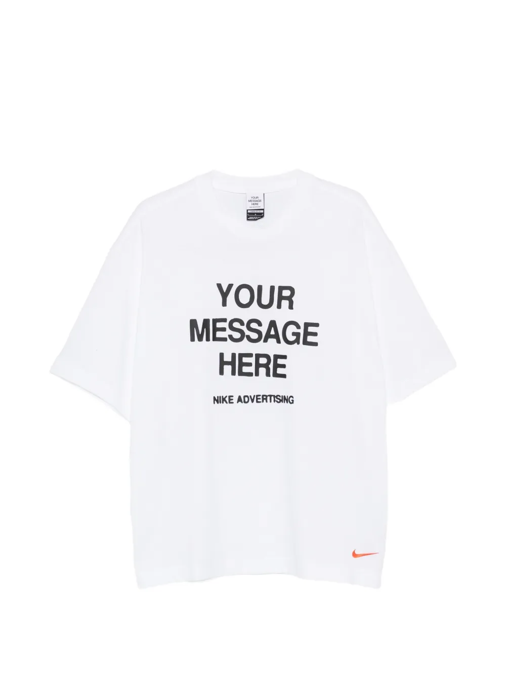 Nike Slogan-print T-shirt In White