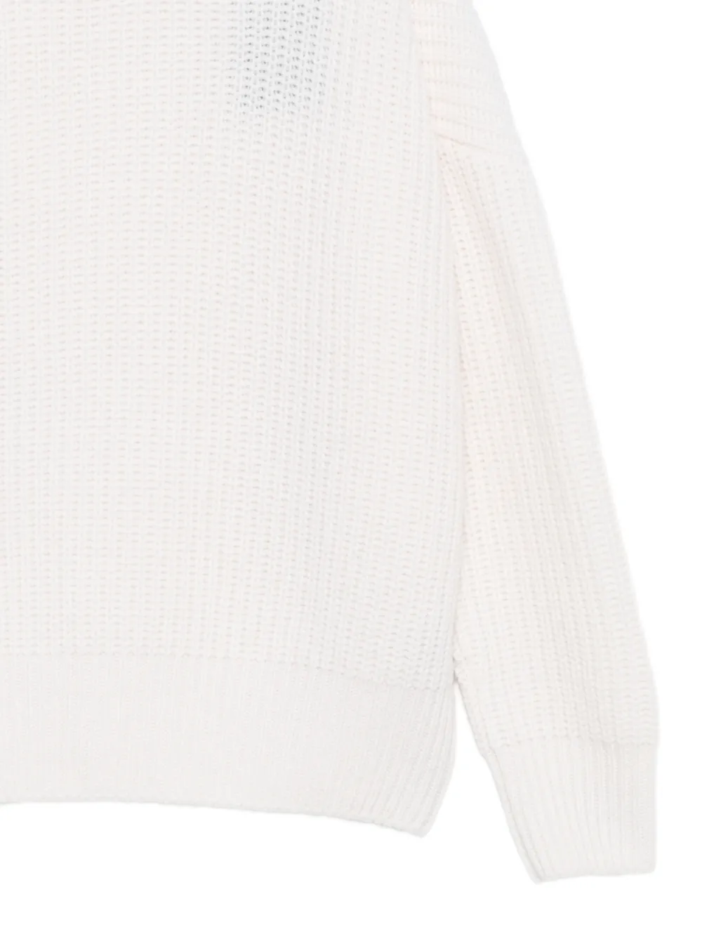 Agnona Ribgebreide coltrui Beige