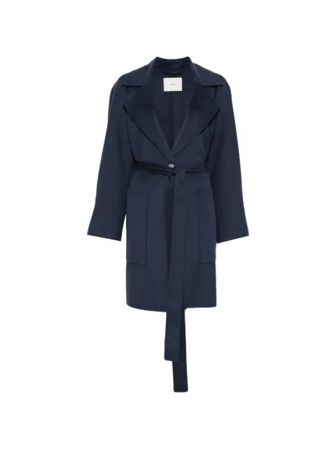 JOSEPH belted notch-lapels coat