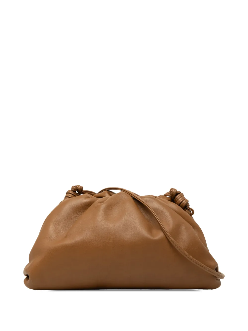 Bottega Veneta Pre-Owned 2012-2026 Lambskin The Mini Pouch crossbody bag - Braun