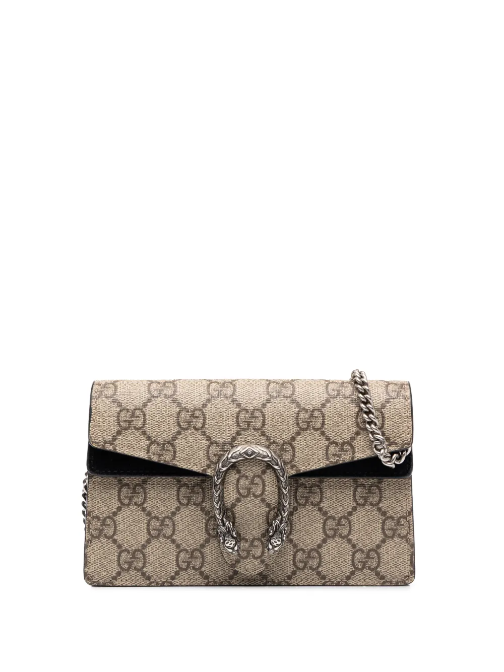 Gucci Pre-Owned 2016-2026 Mini GG Supreme Dionysus crossbody bag - Nude