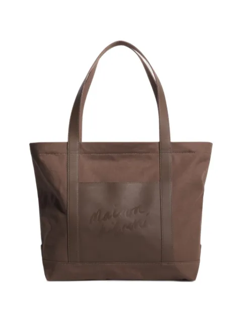 Maison Kitsuné logo-embossed tote bag