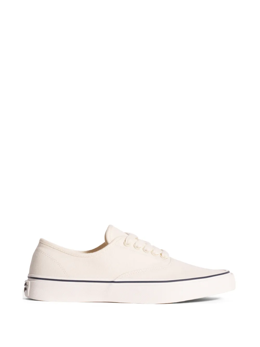 Maison Kitsuné lace-up canvas sneakers - Toni neutri