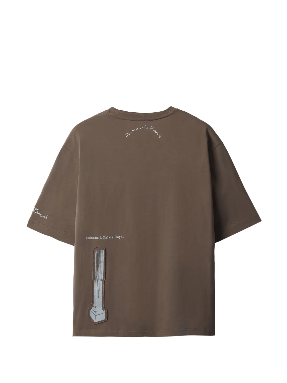 Maison Kitsuné Parcs Of Paris graphic-print t-shirt Groen