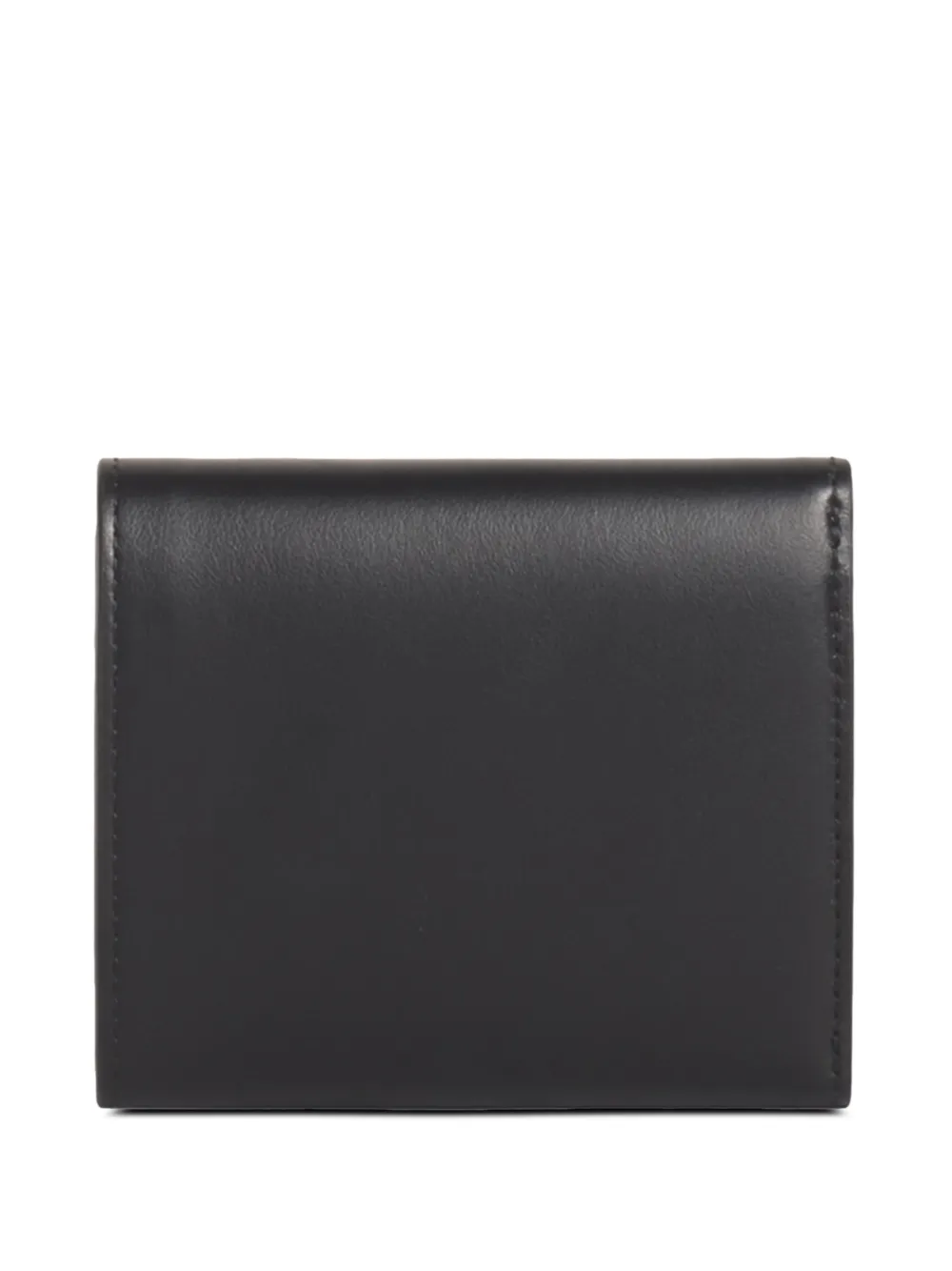 Maison Kitsuné Fortune logo-print trifold wallet Zwart