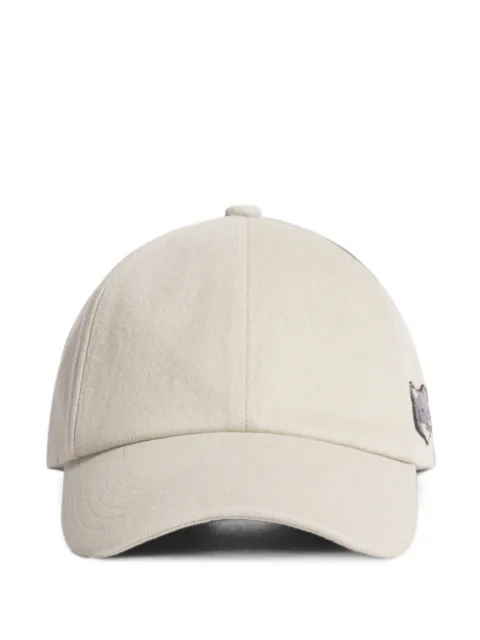 Maison Kitsuné fox-patch baseball cap