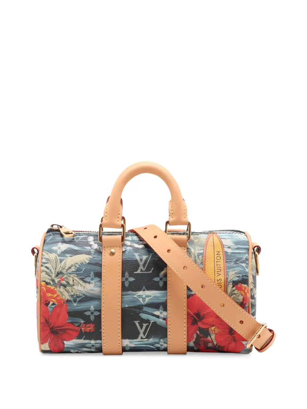 Louis Vuitton Pre-Owned 2021-2026 Monogram Surfin Keepall Bandouliere 25 satchel - Multicolore