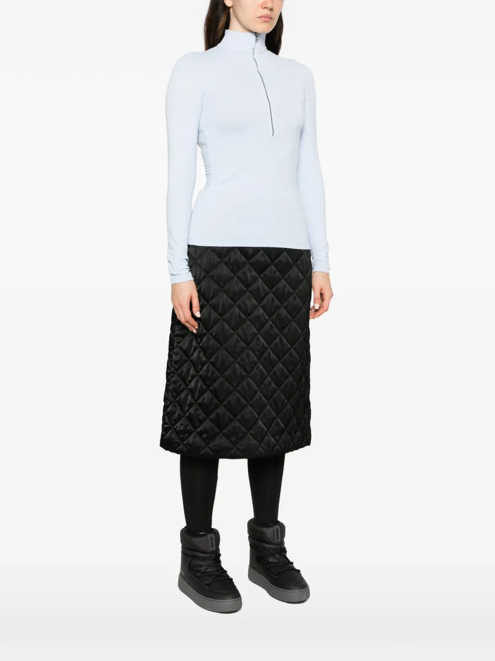 Fusalp quarter-zip long-sleeve top Blauw