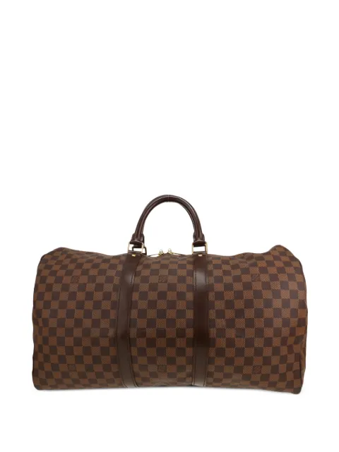 Louis Vuitton Pre-Owned bolso de viaje Keepall 50 con motivo Damier 2007