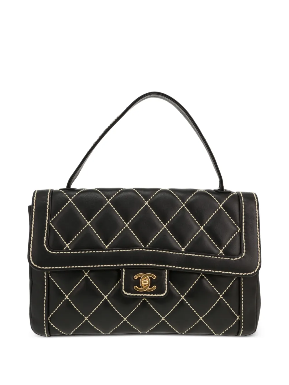 CHANEL Pre-Owned 2005 gesteppte Schultertasche - Schwarz