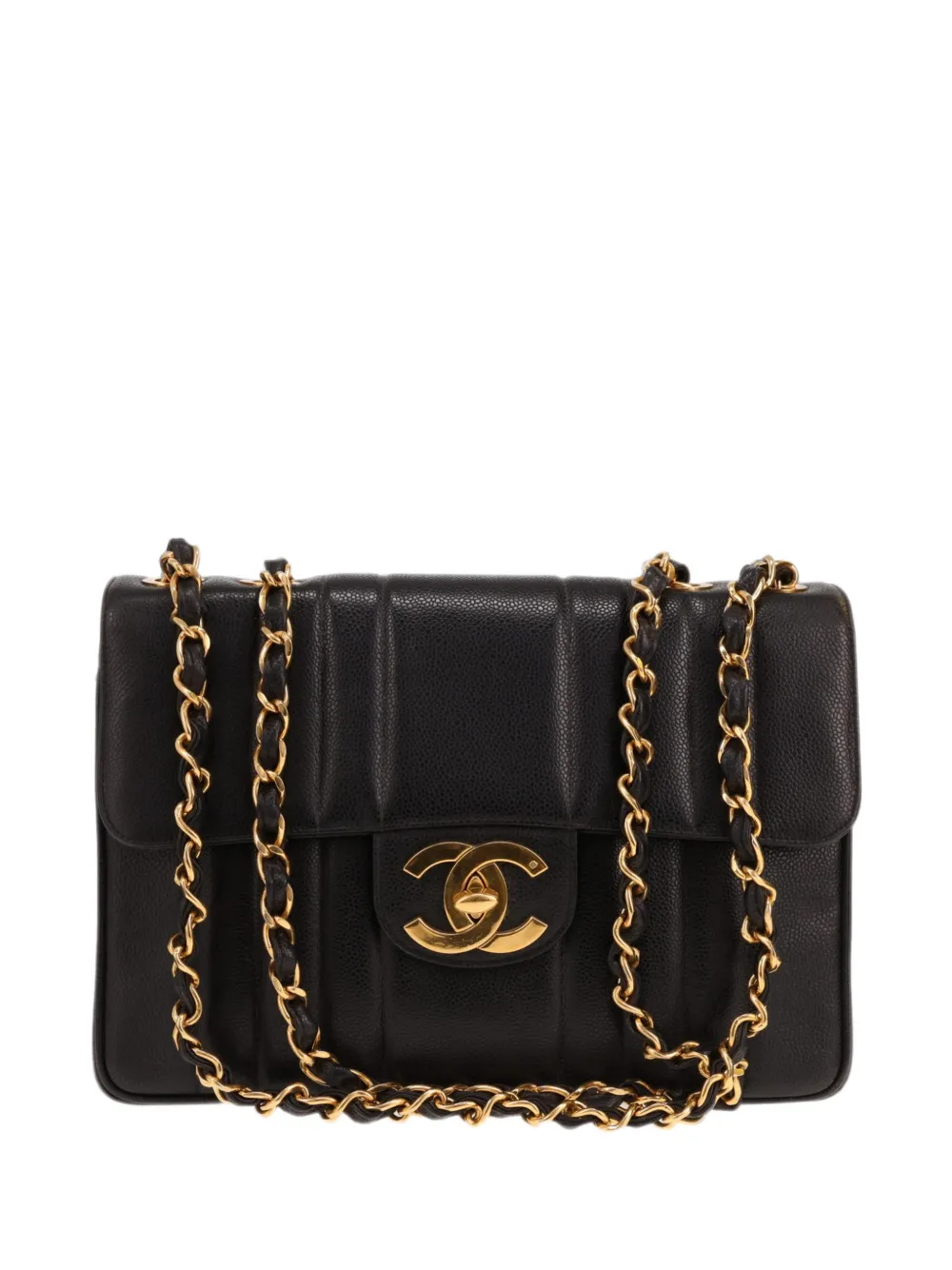 CHANEL Pre-Owned 1994 Vertical Flap shoulder bag - Schwarz