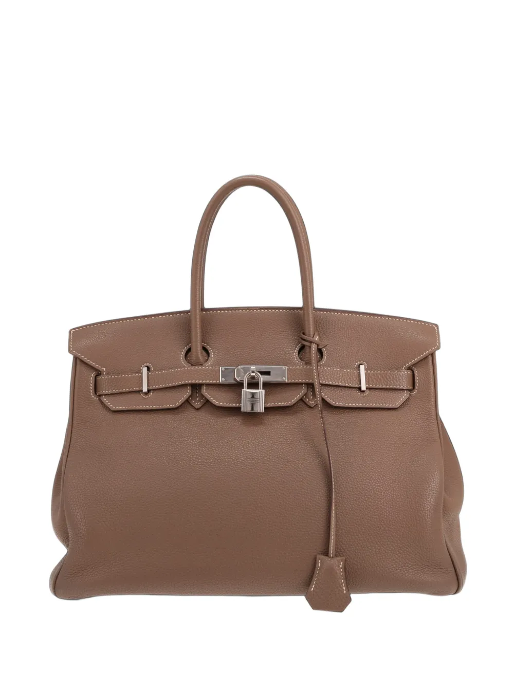 Hermès Pre-Owned 2008 Birkin 35 Togo-leather handbag - Braun