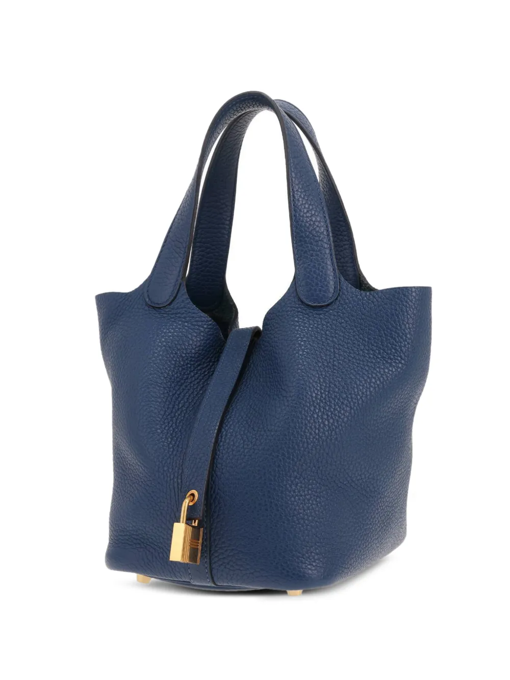 Hermès Pre-Owned 2020 18 Picotin Togo leather toet bag Blauw