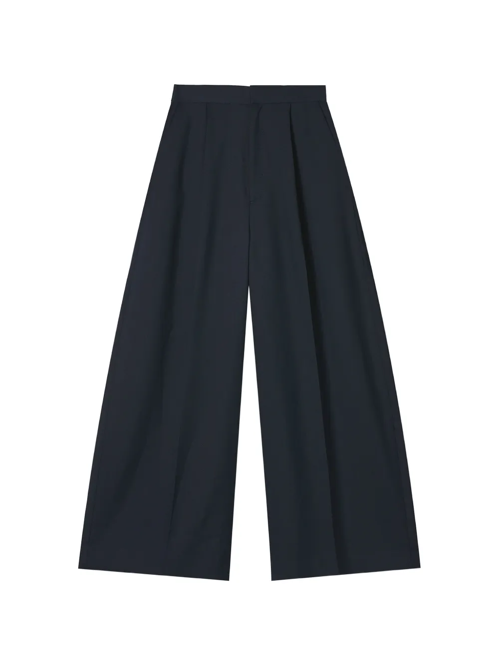 Enföld pleated wide-leg trousers Blauw