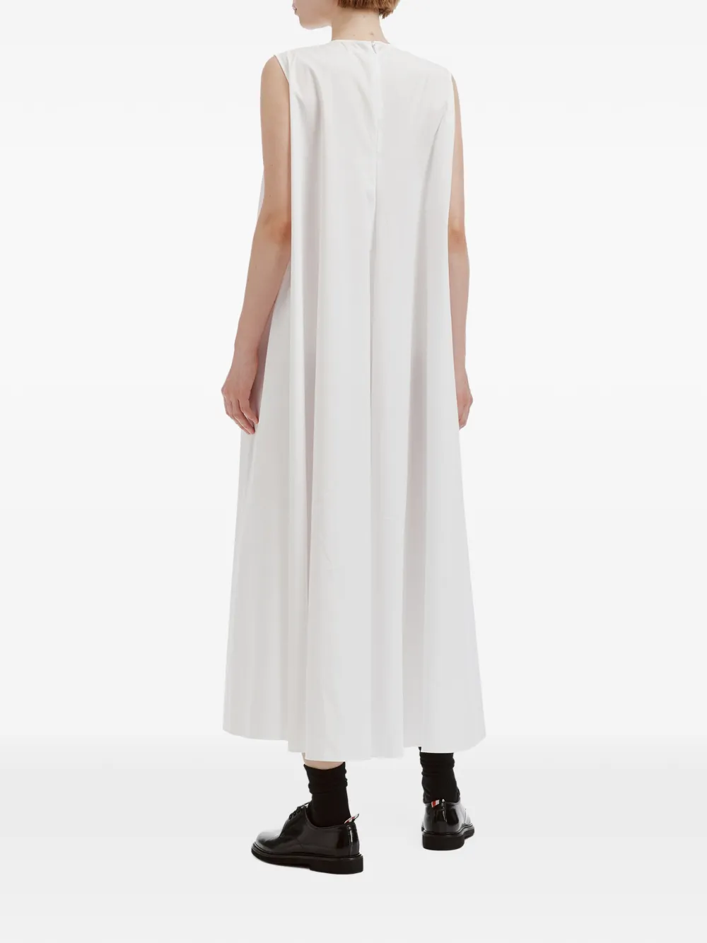 Enföld sleeveless flared jumpsuit Wit