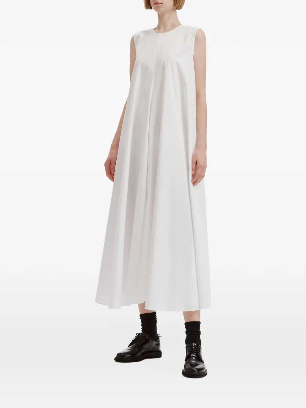 Enföld sleeveless flared jumpsuit Wit