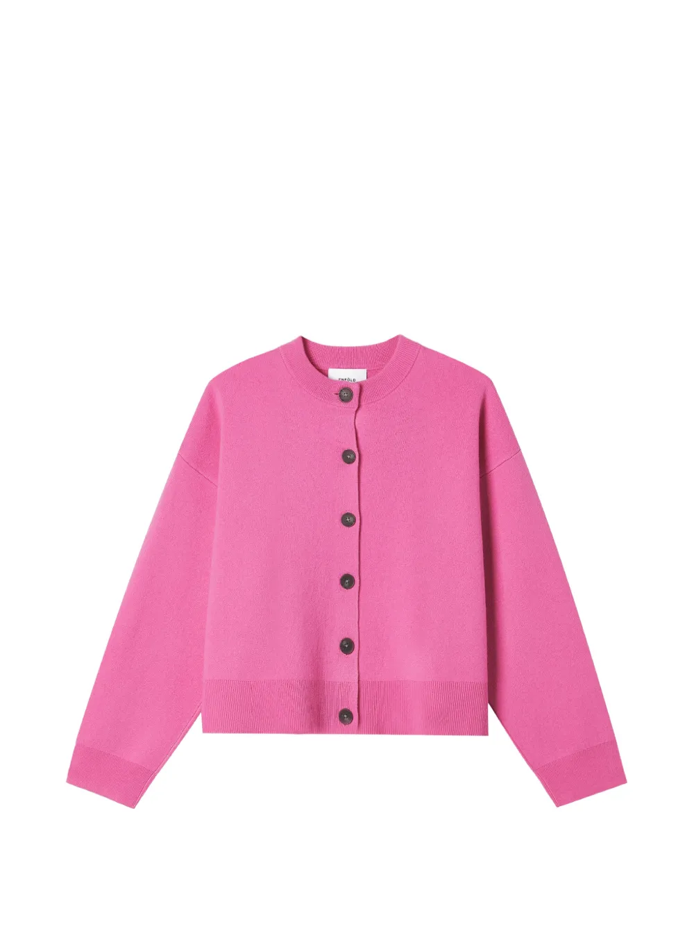 Enföld Cardigan mit tiefer Schulter - Rosa