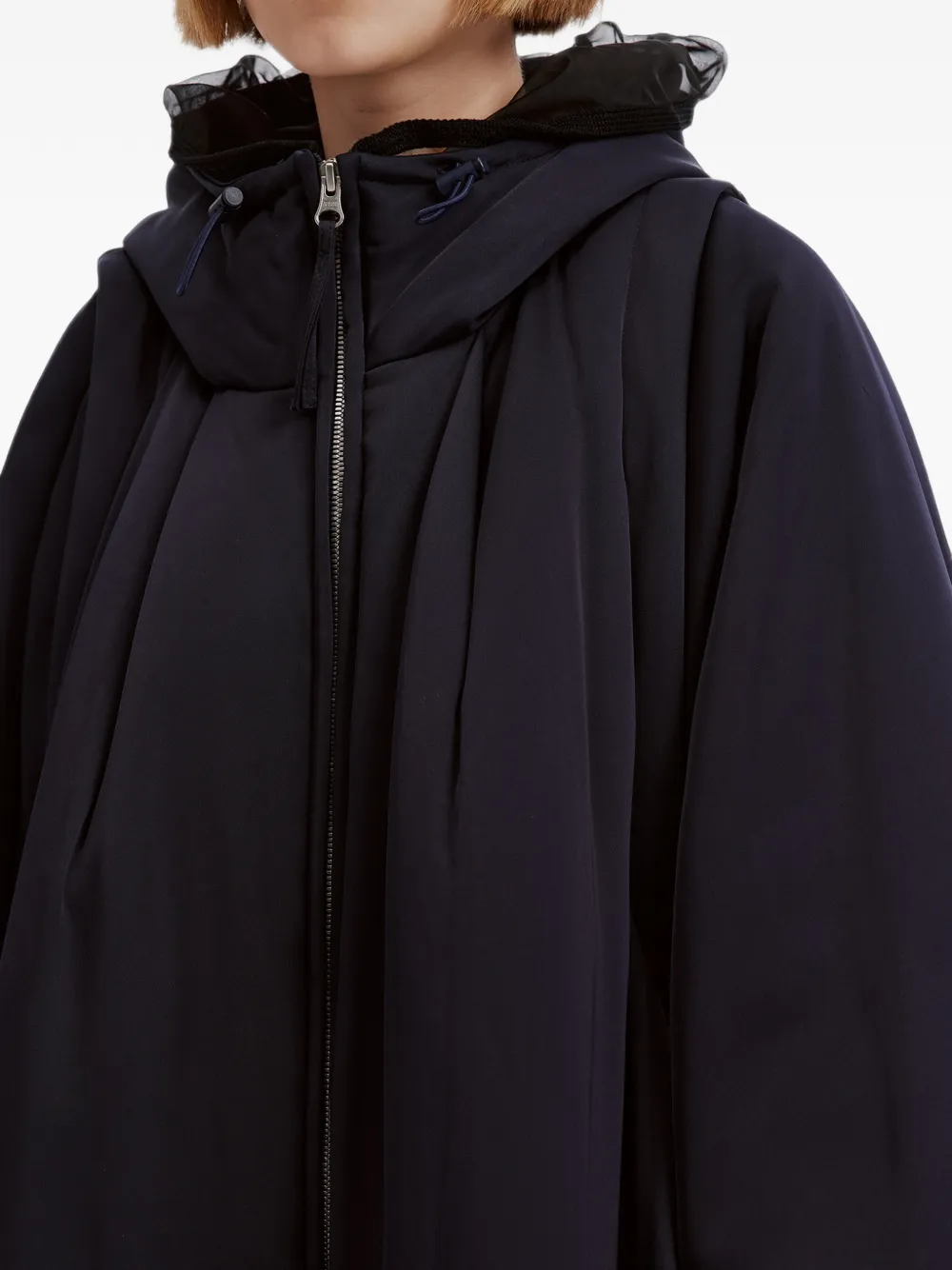 Enföld hooded coat Blauw