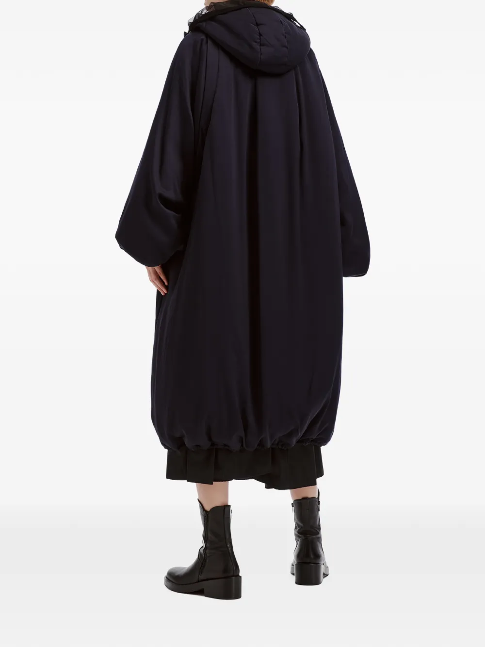 Enföld hooded coat Blauw