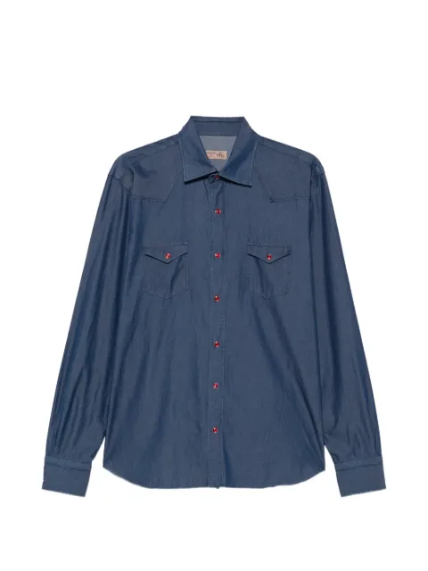 Barba western denim shirt