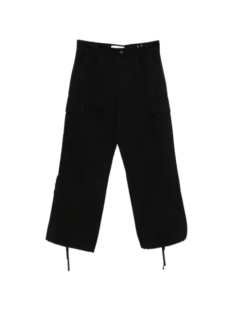 TONYWACK pleated wide-leg cargo pants